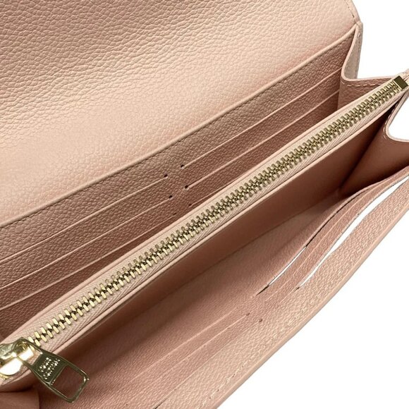 Auth LOUIS VUITTON Portefeuille Sara M83443 Pink Opal Monogram Empreinte - - Picture 4 of 12